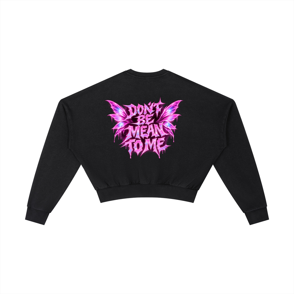 Vintage Washed Cropped Sweatshirt